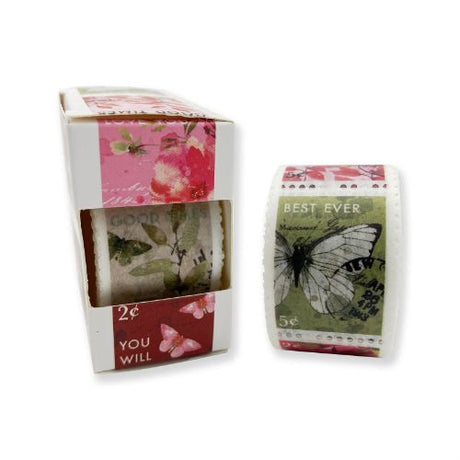 49 And Market Washi Tape Roll Postage Stamp -ARToptions Rouge