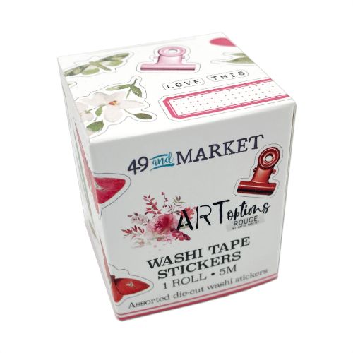 49 And Market Washi Sticker Roll ARToptions Rouge