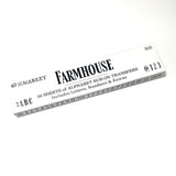 Farmhouse Rub-on Transfers (Black) - Postage as per Actual