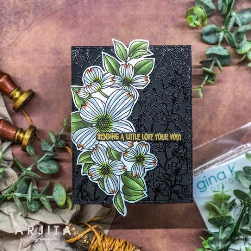 Gina K Designs STAMPS- Planted to Bloom Background Stamp