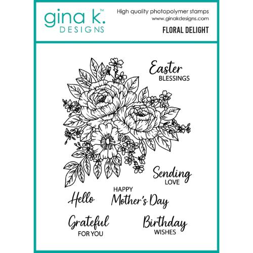 Gina K Designs STAMPS- Floral Delight