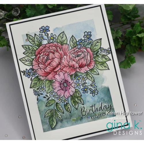 Gina K Designs STAMPS- Floral Delight