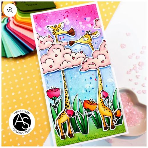 Alex Syberia Designs - Giraffe-ic Friends Stamp Set