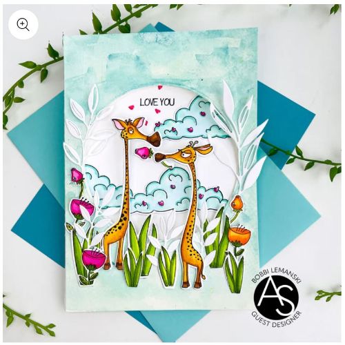 Alex Syberia Designs - Giraffe-ic Friends Stamp Set