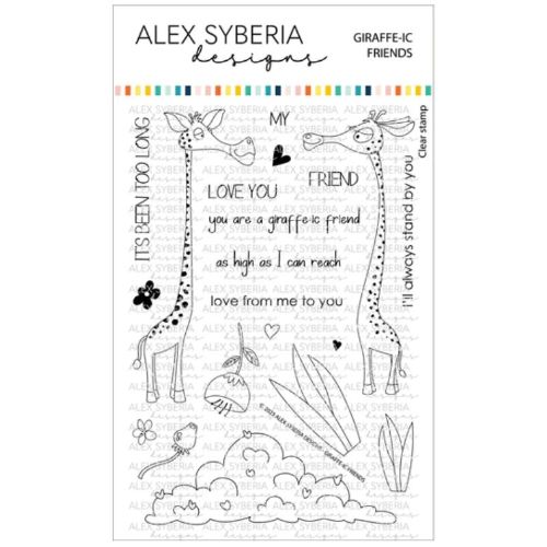 Alex Syberia Designs - Giraffe-ic Friends Stamp Set