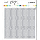 Alex Syberia Designs - Modern Weave Layering Stencil (3pcs)