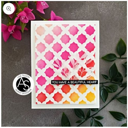 Alex Syberia Designs - Floral lattice Stencil