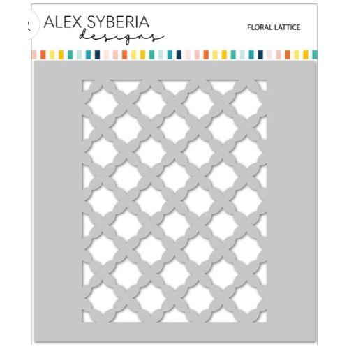 Alex Syberia Designs - Floral lattice Stencil