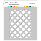 Alex Syberia Designs - Floral lattice Stencil