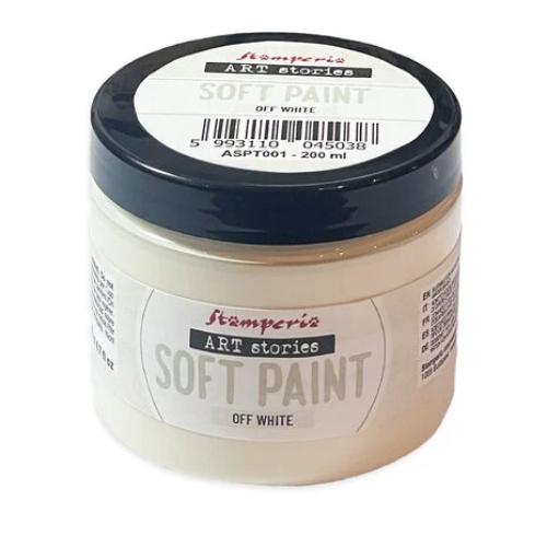 Stamperia Art Stories Soft Paint Off White 200ml (ASPT001)