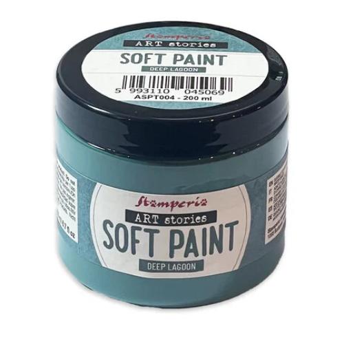 Stamperia Art Stories Soft Paint Deep Lagoon 200ml (ASPT004)