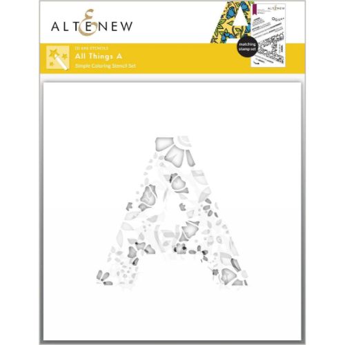 Altenew - All Things A Simple Coloring Stencil Set (3 in 1)