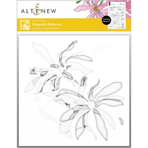 Altenew - Magnolia Ballerina Simple Coloring Stencil Set (3 in 1)