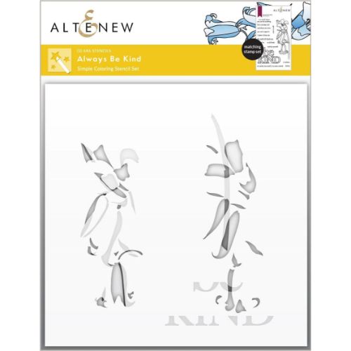 Altenew - Always Be Kind Simple Coloring Stencil Set (2 in 1)
