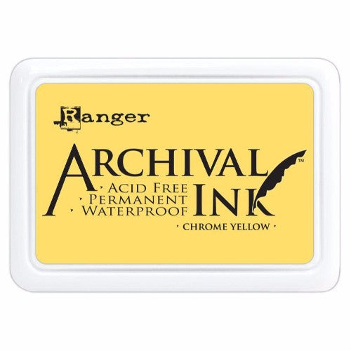 Archival Ink Pad - Chrome Yellow - Krafters Cart