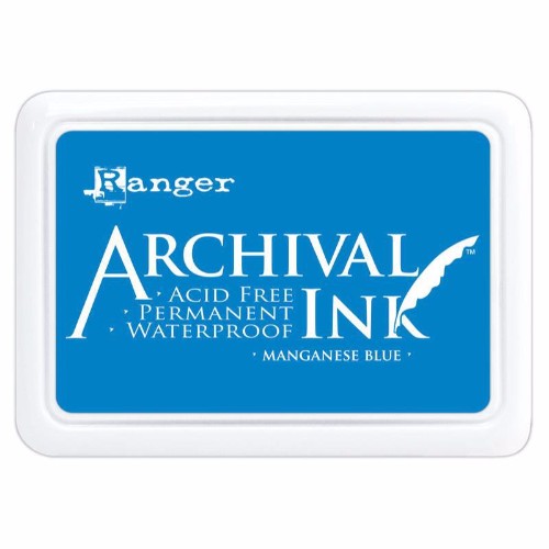 Archival Ink Pad - Manganese Blue - Krafters Cart