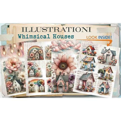 Maremi's Small Art - Whimsical Houses - Postage as per actual