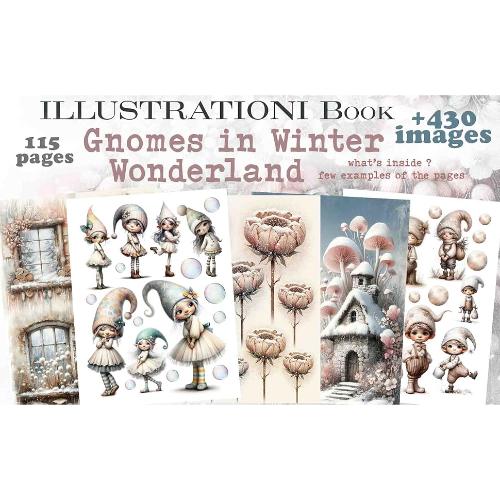 Maremi's Small Art - Gnomes In Winter Wonderland - Postage as per actual