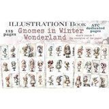 Maremi's Small Art - Gnomes In Winter Wonderland - Postage as per actual