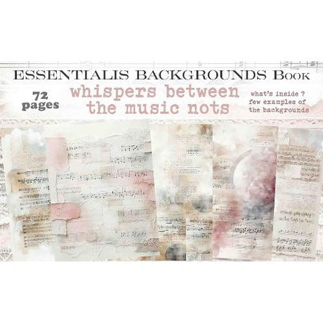 Maremi's Small Art - Whispers Between The Music Notes (Backgrounds) (Book 1) - Postage as per actual