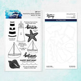 Spellbinders - Smooth Sailing Stamp and Die Bundle - Postage as per Actual