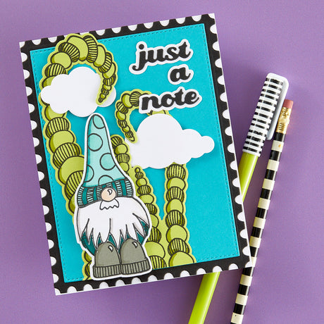 Dyan Reaveley - No Place Like Gnome Stamp and Die Bundle - Postage as per actual