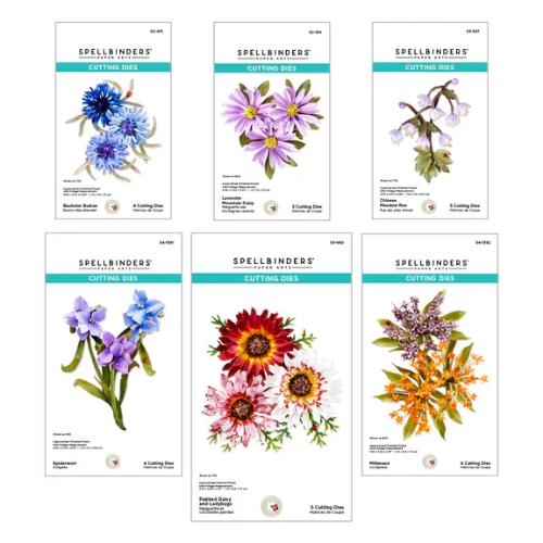 Spellbinders - Through the Meadow Die Bundle by Susan Tierney-Cockburn - Postage as per actual