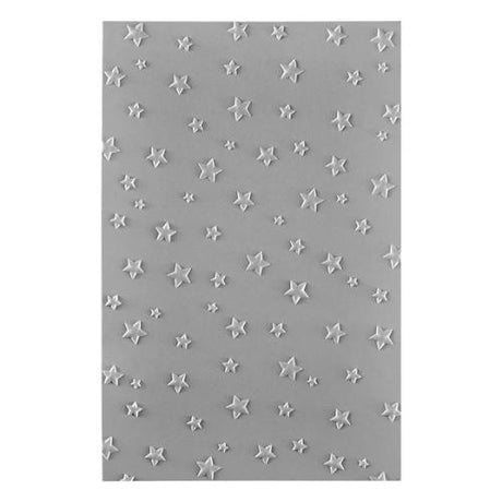 Spellbinders - Wishing and Falling Stars 3D Embossing Folder and BetterPress Bundle from the Little Smiles Collection