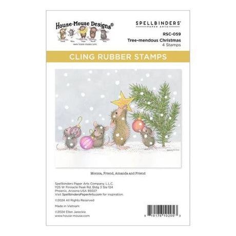 Spellbinders - House-Mouse Tree-mendous Christmas Collector Bundle - Postage as per Actual