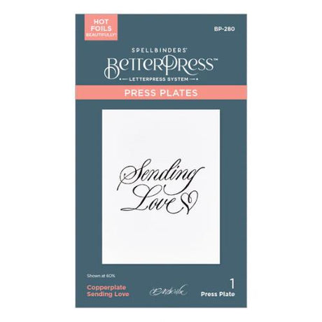 Spellbinders - Copperplate On Your Wedding Day BetterPress Bundle by Paul Antonio - Postage as per Actual