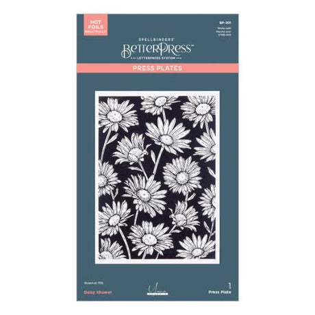 Spellbinders - Daisy Shower BetterPress and Stencil Bundle from the Yana's Daisies Collection by Yana Smakula