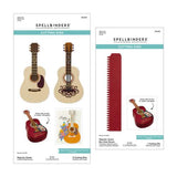 Spellbinders - Majestic Guitar Box Creator Bundle from the Bibi's Musical Notes Collection by Bibi Cameron - Postage as per Actual
