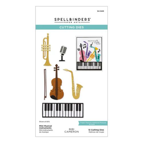 Spellbinders - Small Instruments Bundle from the Bibi's Musical Notes Collection by Bibi Cameron - Postage as per Actual