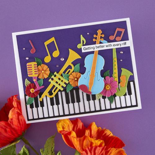 Spellbinders - Small Instruments Bundle from the Bibi's Musical Notes Collection by Bibi Cameron - Postage as per Actual