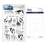 Spellbinders - Wild About You Stamp & Die Bundle by Simon Hurley