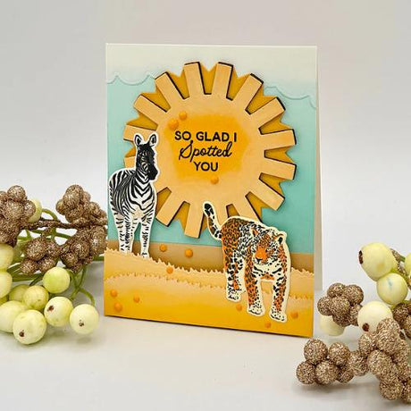 Spellbinders - Wild About You Stamp & Die Bundle by Simon Hurley