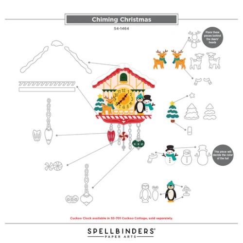 Spellbinders - Cuckoo Cottage Die Bundle from the Cuckoo Cottage Collection - Postage as per Actual