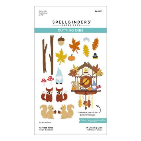 Spellbinders - Cuckoo Cottage Die Bundle from the Cuckoo Cottage Collection - Postage as per Actual