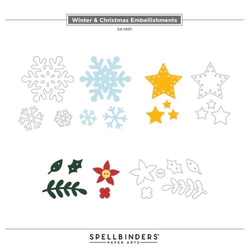 Spellbinders - Fergus 3D Felt Decor Die Collection Bundle from the 3D Felt D'cor Collection by Sandi MacIver - Postage as per Actual