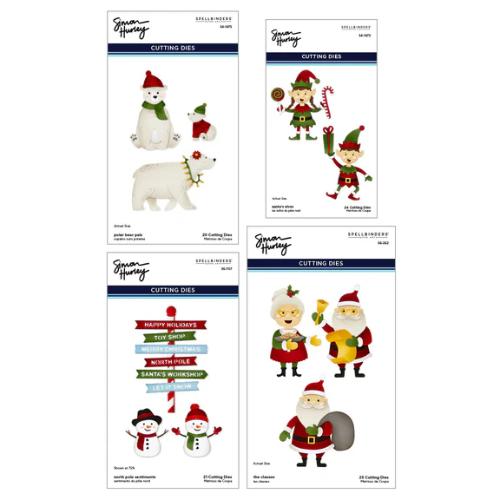 Spellbinders - North Pole Friends Die Bundle from the North Pole Friends Collection by Simon Hurley - Postage as per Actual