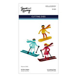 Spellbinders - Ski-son's Greetings Dies and 3D Folder Bundle by Simon Hurley - Postage as per Actual