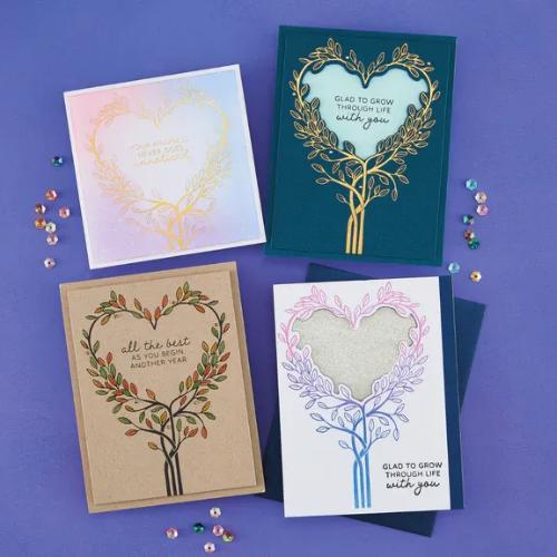 Spellbinders - Flourish & Vine Press Plate & Die Set
