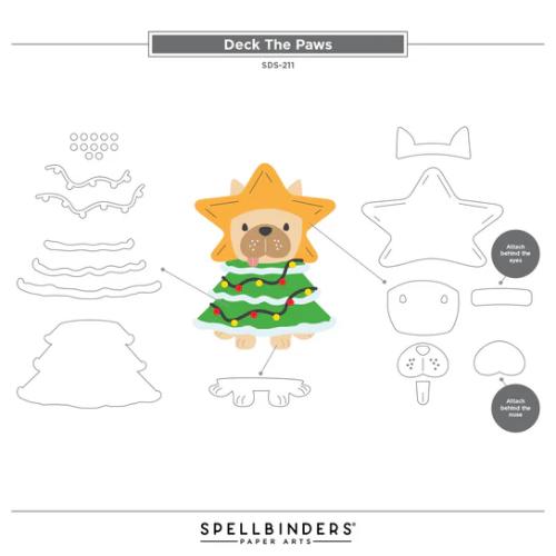 Spellbinders - Merry Mischief Stamp & Die Bundle from the Merry Mischief Collection - Postage as per Actual