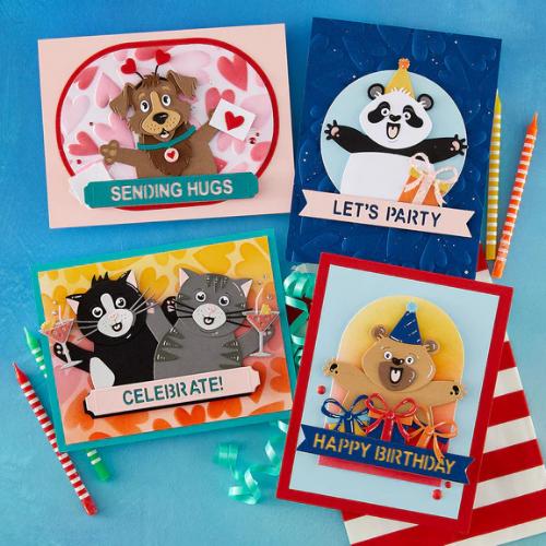 Spellbinders - Sending Hugs Die Bundle - Postage as per Actual