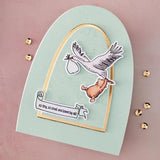Spellbinders - Hello Baby Stamp & Die Bundle with Simple Stories