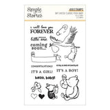 Spellbinders - Hello Baby Stamp & Die Bundle with Simple Stories