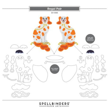 Spellbinders - Regal Reflections Dies, 3D Folder and Stamp Bundle - Postage as per Actual