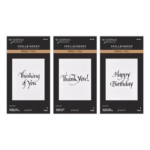 Spellbinders - Upright Italic Everyday Sentiments
