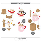 Spellbinders - Merry Mugs and Kisses Die, Stamp & Stencil Bundle - Postage as per Actual
