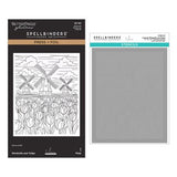 Spellbinders - Windmills and Tulips Press + Foil Plate and Stencil Bundle by Yana Smakula